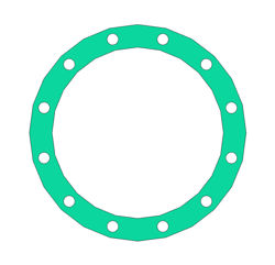Picture of 1/16" Thick Thermoseal C4401 Full Face Gasket