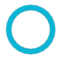 Picture of 1/16" Thick Durlon 9000 Ring Gasket