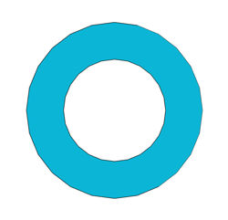 Picture of 1/16" Thick Durlon 9000 Ring Gasket