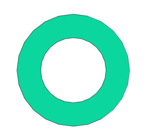 Picture of 1/16" Thick Thermoseal C4401 Ring Gasket